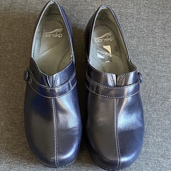 Dansko Professional Clog Shoes Leather Slip-On blue Womens Sz 41 - Picture 13 of 14